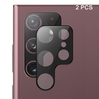 ENKAY HOED Prince 2 Stuks Voor Samsung Galaxy S23 Ultra Camera Lens Protector Anti- Scratch Ultra Clear Gehard Glas lens Film