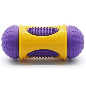 Taille trommelontwerp Natuurlijk rubber + TPR Snoepjes voor huisdieren Voeren van speelgoed Hondenbeten Tandenreiniging Interactief speelgoed