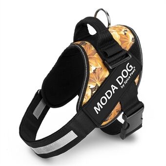 MODA DOG H047 Maat M, Medium / Large Hondenharnas Side Clip Pet Vest Anti-Rush Gemakkelijk te bedienen borstband met reflecterende riem - Peace Guard