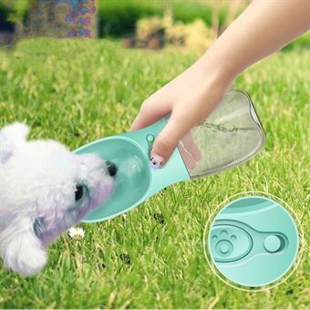 Outdoor drinkfles voor huisdieren Lekvrije buitenreishond drinkwaterfles - blauw