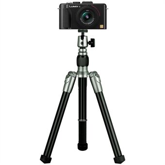 MOMAX statief held intrekbare Stand monopod camera fotografie ondersteuning selfie stick met telefoonclip - grijs