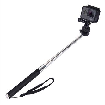 PULUZ PU55 Intrekbare Selfie Stick Verstelbare Telescoop Handheld Monopod Rod voor GoPro Hero 7/6/5/5 Session/4Session/4/3 +/3/2/1, DJI Osmo Action Camera