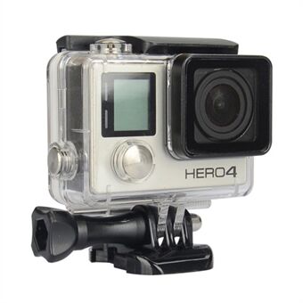 Waterdichte framebehuizing Beschermhoes voor GoPro Hero 3+ / 4 actiecamera - transparant