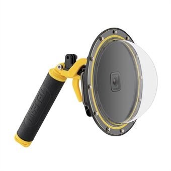 TELESIN Dome Port met Floating Handle Trigger voor GoPro Hero 9 Black Underwater Dive Case