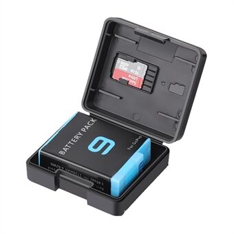 Plastic batterij opbergdoos voor GoPro Hero 9 Black / 8 Black / 7 Black / 6