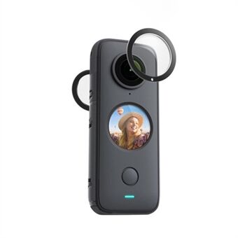 2 stuks Panoramische Lens Guard Beschermhoes Sticky Protector voor Insta360 ONE X2 camera-accessoires: