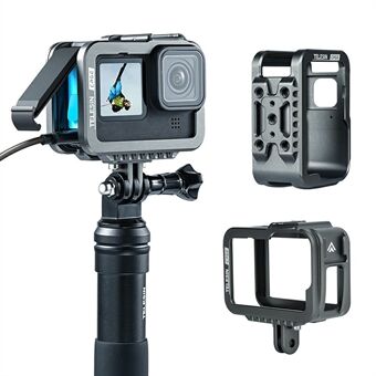 TELESIN GP-FMS-901 Camerabeschermingsframe Anti-drop metalen behuizing voor GoPro Hero 10/9