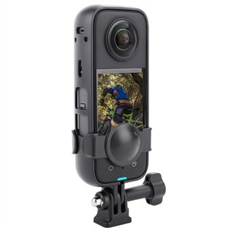 SUNNYLIFE IST-BK518 Adapter Frame + Lensdop voor Insta360 X3 Camera Accessoires Multifunctionele Behuizing Case Beschermende Shell met 1/4 Adapter Mount