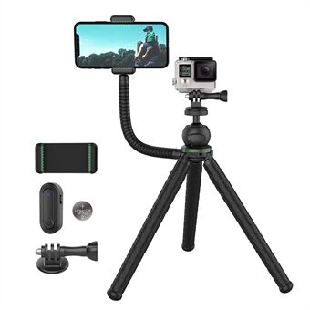 WONEW ZJ25 Flexibel Octopus Statief Bluetooth Afstandsbediening Selfie Stick voor DSLR Camera GoPro