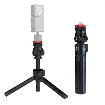 RCSTQ Draagbare 1/4 "Schroef Koude Schoen Stand Camera Telefoon Houder Intrekbare Stand Selfie Stick voor GoPro/Dji Osmo Action