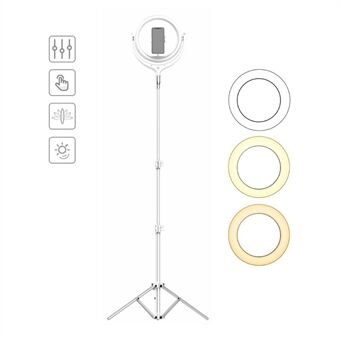 12 " Ring -ringlicht LED- Ring Mobiele telefoonhouder LED- Lampe Cameralicht voor YouTube-video-make-up Tik Tok