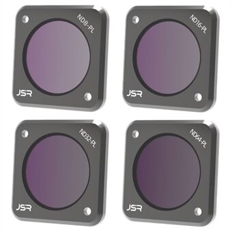 JUNESTAR JSR-1339-18 Voor DJI Action 2 4-in-1 ND8-PL ND16-PL ND32-PL ND64-PL Filter NDPL Camera Lens Accessoires