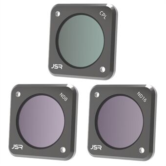 JUNESTAR JSR-1339-16 Voor DJI Action 2 Multifunctionele CPL ND8 ND16 Glas Filter Set Sport Camera Accessoires