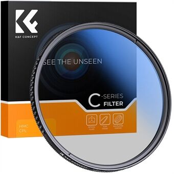 K&F CONCEPT KF01.1442 82mm MC CPL Filter Ultradun Optisch Glas Ronde Multi-Layer Coating Ontwerp DSLR Camera Lens Accessoires