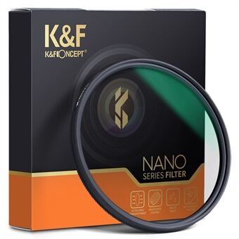 K&F CONCEPT KF01.1225 18-laags gecoat ultradun CPL-filter 82 mm Nano-X circulair polarisatiefilter voor Nikon Canon Sony -camera\'s
