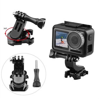 360 ° draaibare J-haak Vaste basis Verticale opbouwadapter voor Osmo Action / GoPro Hero 8 7 5 Sportcamera-accessoires