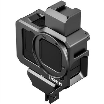 ULNAZI G9-5 metalen kooi voor GoPro 9 framekast met 52 mm filteradapter Verleng koude schoenbeugel voor Mic Fill Light