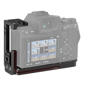 POYINCO JN-037 L-vormige Beugel voor Sony Head Quick Release Plate Statiefkop Verticale Horizontale Schakelaar Camera Accessoires