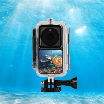 EWB9116 60m duiktas voor DJI Action 2 Waterdicht frame Dubbel scherm Combo Sport camera-accessoires