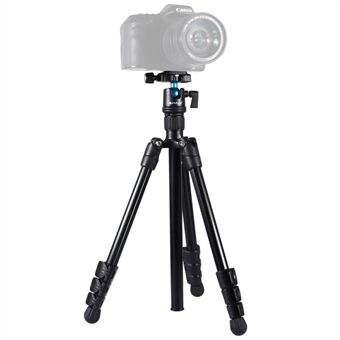 PULUZ PU3009 draagbare camerastandaard in aluminiumlegering met verstelbare poothoogte 36 ~ 92 cm voor Sony, Nikon, Canon DSLR-camera\'s