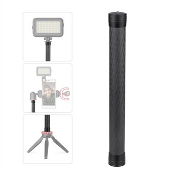 Stabilisator verlengstuk Carbon Fiber Bar Universal handheld schietstang met 1/4 inch schroef en schroefgat voor gimbal stabilisator DSLR SLR camera\'s