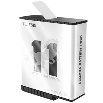 TELESIN GP-HPB-011 1720mAh Stamina-batterijpakket voor GoPro Hero 9 / 10 / 11 Endurance-batterij
