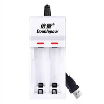 DOUBLEPOW DP-UK21 USB 2-Slot Lader voor Oplaadbare AA/AAA Ni-CD/Ni-Mh Individuele Batterijlader