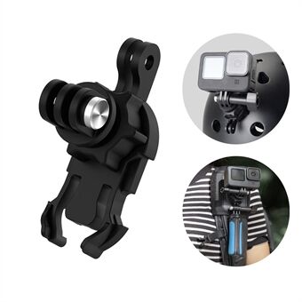 TELESIN GP-BPM-005 360 Degree Rotate Quick Release Buckle Base Adjustable Double J-hook for GoPro Osmo Action Camera