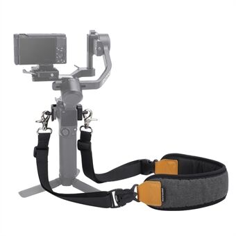 SUNNYLIFE RO-GS560 Voor DJI RS 3 Mini Gimbal Camera Stabilizer Dual Metalen Haak + Verstelbare Nek Lanyard Schouderriem