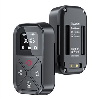 TELESIN GP-RMT-T10 T10 80m WiFi Bluetooth-afstandsbediening met scherm voor GoPro Hero 10/9/8/Max