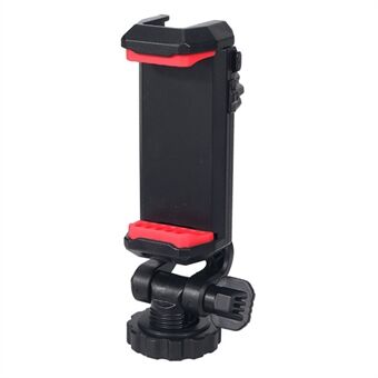 SJ08L Hot Shoe Mobile Phone Holder with 1 / 4 Interface for Fill Light Microphone