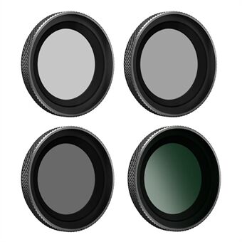 AMAGISN PC + Nylon Waterdicht Filter voor Insta360 GO3 / GO2 Actie Camera Lens Beschermende Filter CPL + ND8 + ND16 + ND32