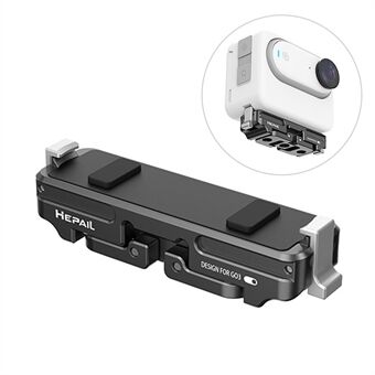 HEPAIL Voor Insta360 GO 3 Camera Magnetische Quick Release Base Aluminium Tripod Mount Adapter