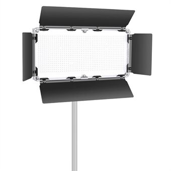 NEEWER Metalen constructie Schuurdeur LED-videolamp 4-bladige Barndoor voor 960 LED-lichtpaneel