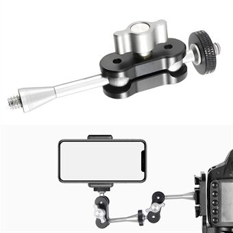 BEXIN TM-3 Magic Arm Adapter Verstelbare camerabevestigingsadapter van aluminiumlegering voor videolamp