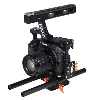 PULUZ PU3010 Handheld Camera Stabilizer met Quick Release Plate voor Sony A7&A7S&A7R&A7R II en A7SII, Panasonic Lumix DMC-GH4 Digitale SLR Camera - Oranje