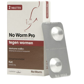 Anti-orm No Worm Pro Kat 2+ kg 2 stk