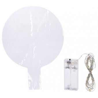 Ballon met LED verlichting 30 cm PP transparant