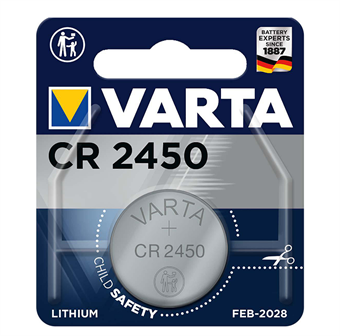 Varta CR2450 Lithium knoopcel - 1 st