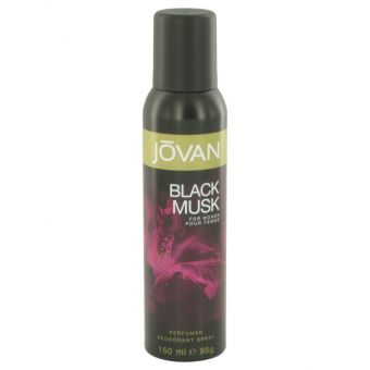 Jovan Black Musk by Jovan - Deodorant Spray 150 ml - voor vrouwen