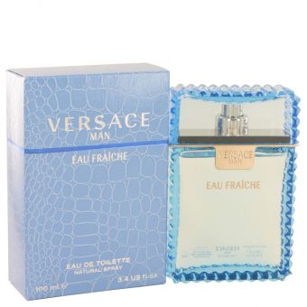 Versace Man by Versace - Eau Fraiche Eau De Toilette Spray (Blue) 100 ml - voor mannen