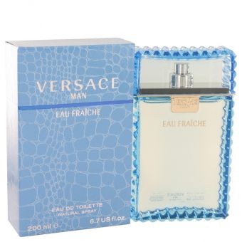 Versace Man by Versace - Eau Fraiche Eau De Toilette Spray (Blue) 200 ml - voor mannen